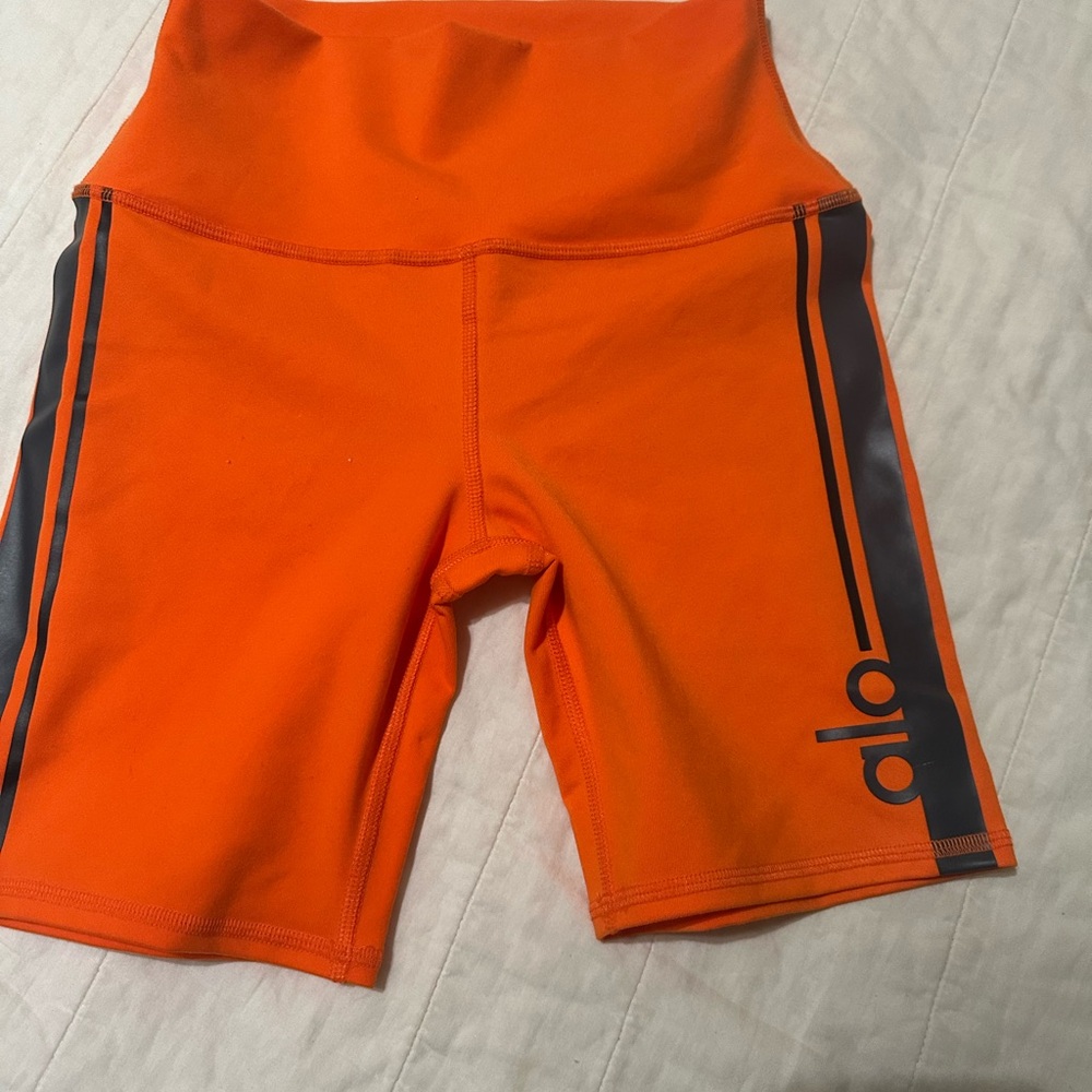 ALO Yoga Kids Orange Athletic Shorts